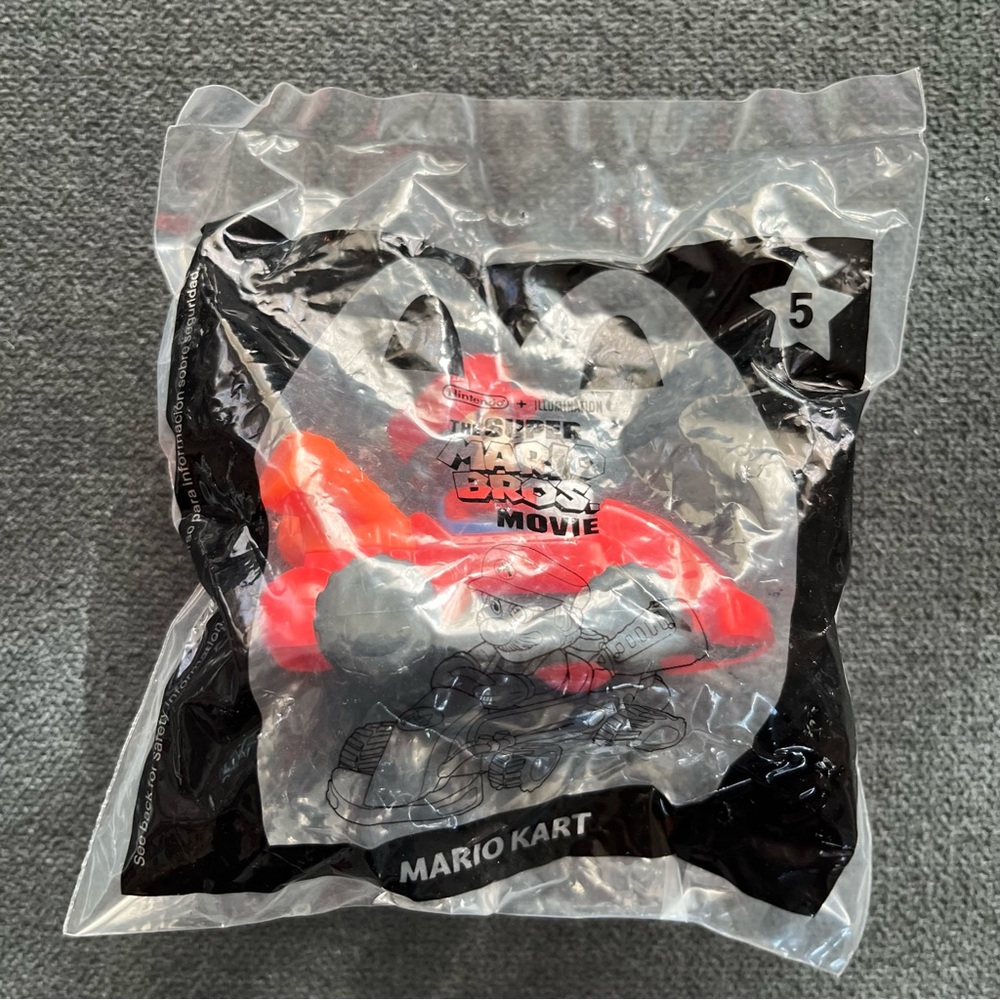 McDonald's Super Mario Bros. Movie Toy - Red and Black Toy 2022